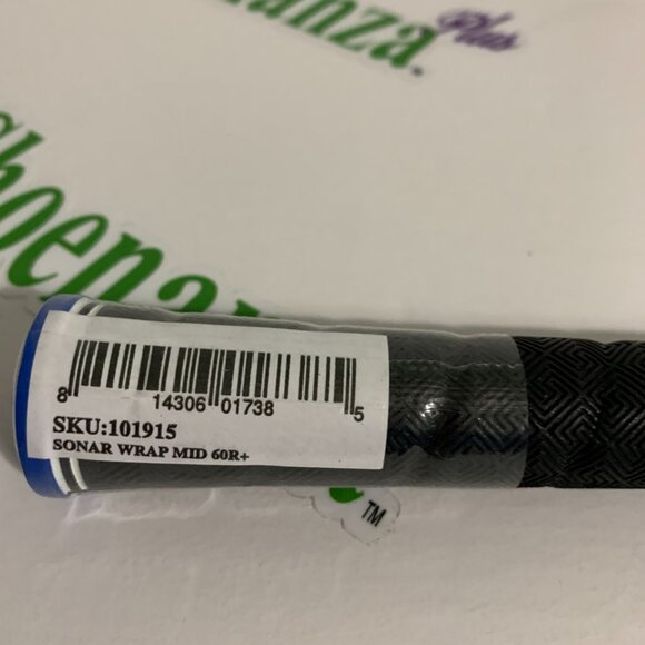 Lamkin Golf Grip Sonar Wrap Mid Midsize 60R Black Blue White Putter New With Tag - Picture 3 of 7